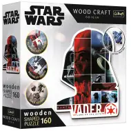 Wood Craft: Star Wars - Darth Vader 160-elementowa premium drewniana układanka - Trefl