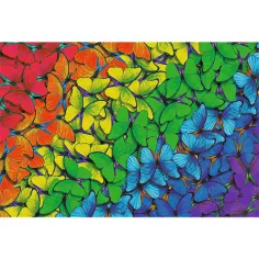 Wood Craft: Tęczowe motyle drewniane puzzle 500+1 szt. - Trefl zdjęcie 2