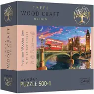 Wood Craft: Westminster, Big Ben, London drewniane puzzle 500+1 sztuk - Trefl