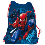 Worek sportowy Spider-Man, niebieski, 33x44 cm