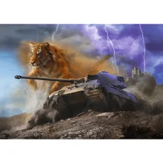 World of Tanks Tygrys II 1000-elementowa Premium plus quality układanka – Trefl zdjęcie 2