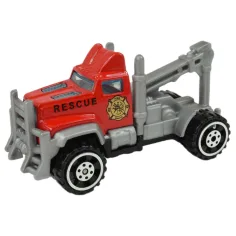 World of Trucks: Samochód strażacki w różnych wersjach, 7 cm zdjęcie 2