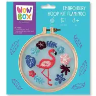 WowBox: Zestaw do haftu z motywem flaminga