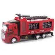 Wóz strażacki z napędem wstecznym, światłem i dźwiękiem 1/48