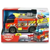 Wóz strażacki z wężem gaśniczym, światłem i dźwiękiem 15 cm - Dickie Toys