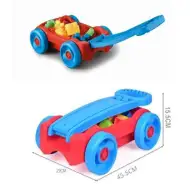 Wózek z 22 klockami do budowy