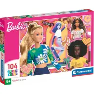 Wspaniałe lalki Barbie 104-elementowe puzzle Supercolor - Clementoni