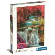 Wspaniały wodospad w Tajlandii w jesiennych kolorach HQC 1000-elementowe puzzle - Clementoni