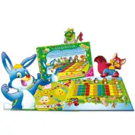 Wyścig królików i "Kto się śmieje na końcu" gra planszowa rozwijająca umiejętności - D-Toys