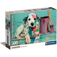 Wysokiej jakości kolekcja – Szczeniak dalmatyńczyka, puzzle 500 elementów – Clementoni