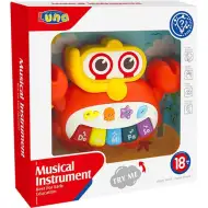 Zabawka instrument muzyczny w kształcie kraba dla niemowląt