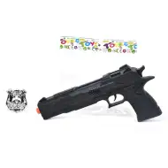 Zabawka pistolet z odznaką