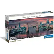 Zachód słońca nad Tamizą HQC 1000-elementowe puzzle panoramiczne z plakatem - Clementoni
