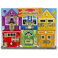 Zamek i zasuwki - drewniana zabawka edukacyjna Melissa &amp; Doug