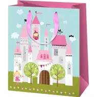 Zamek księżniczki ekskluzywna duża torba prezentowa 26x13x32cm
