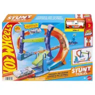 Zawody na torze Hot Wheels Corkscrew Jump - zestaw torów - Mattel