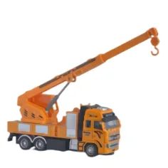 Zdalnie sterowana koparka lub żuraw budowlany RC z oświetleniem, dostępny w dwóch wersjach, 27MHz, skala 1:36, długość 20 cm. zdjęcie 7