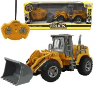 Zdalnie sterowany buldożer RC z efektami świetlnymi, skala 1/30, długość 22 cm