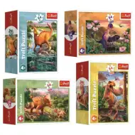 Zdumiewające dinozaury 54-elementowe mini puzzle w różnych wariantach - Trefl