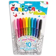 Zestaw 10 kolorowych długopisów Fiorella - Carioca