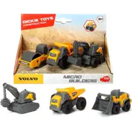Zestaw 3 maszyn budowlanych Volvo w dwóch wersjach - Dickie Toys