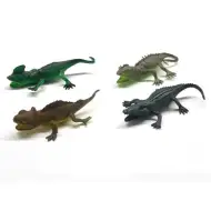 Zestaw 4 figurek krokodyli z jaszczurkami