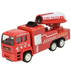 Zestaw 4 metalowych wozów strażackich: Fire Rescue Team zdjęcie 4