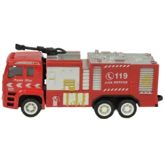Zestaw 4 metalowych wozów strażackich: Fire Rescue Team zdjęcie 7
