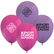 Zestaw 8 lateksowych balonów z nadrukiem „K-Pop Łowcy Demonów”