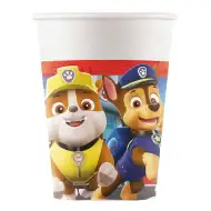 Zestaw 8 papierowych kubków Psi Patrol 200 ml