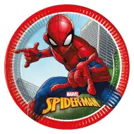 Zestaw 8 papierowych talerzyków Spider-Man, 23 cm