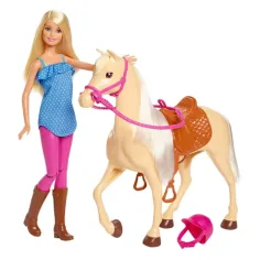 Zestaw Barbie jeździecki z lalką - Mattel zdjęcie 4