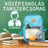 Zestaw artykułów szkolnych na rozpoczęcie roku dla chłopców ze szkoły średniej