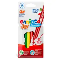 Zestaw cienkich flamastrów 6 sztuk - Carioca