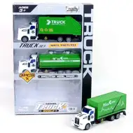 Zestaw ciężarówek transportowych z naczepą 3 sztuki 1:48