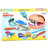 Zestaw dentystyczny z masą plastyczną i aparatem ortodontycznym