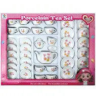Zestaw do herbaty z porcelany, 40 sztuk.