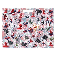 Zestaw do kolorowania Niesamowity Spider-Man z naklejkami i 3 kredkami. zdjęcie 3