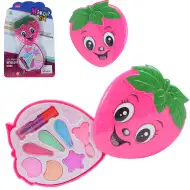 Zestaw do makijażu: Paleta truskawkowa z pomadką