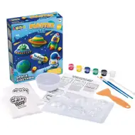 Zestaw do odlewania gipsowych astronautów z farbami i akcesoriami