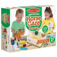 Zestaw do pielęgnacji konia z pluszowym koniem - Melissa &amp; Doug