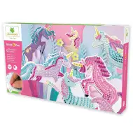 Zestaw do tworzenia dużych mozaik z jednorożcem Sycomore StickN Fun.