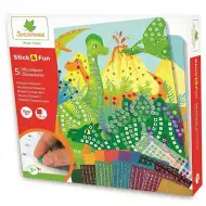 Zestaw do tworzenia mozaiki z dinozaurami Sycomore StickN Fun