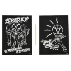 Spidey: Zestaw do wydrapywania obrazków, 2 sztuki - Canenco zdjęcie 2