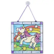 Zestaw do tworzenia witrażu „Jednorożec” – Melissa &amp; Doug