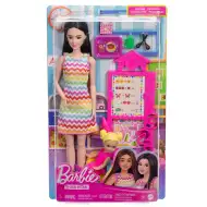 Zestaw do zabawy Barbie nauczycielka z lalką kariery z blond dzieckiem - Mattel