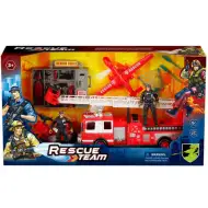 Zestaw do zabawy strażackiej Rescue Team z figurkami
