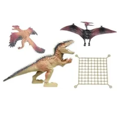 Zestaw do zabawy z dinozaurami z różnymi akcesoriami zdjęcie 2