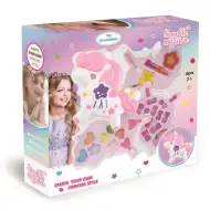 Zestaw do zabawy z dwupoziomową paletą do makijażu w kształcie kucyka Sparkle &amp; Glitter