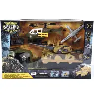 Zestaw do zabawy z pojazdami bojowymi bazy wojskowej Special Combat